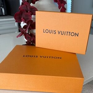Louis Vuitton Signature Orange Boxes
